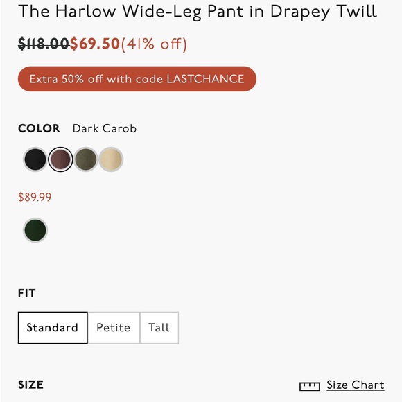 Madewell - The Harlow Wide Leg trouser - Picture 4 of 6